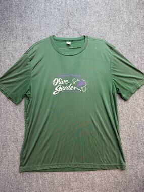 Sport-Tek Olive Garden Lakeside Village Men's Green Performance T-Shirt 2XL